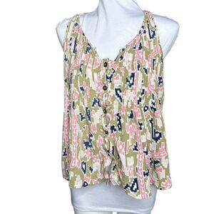 Anthropologie Maeve ikat womens tank 10